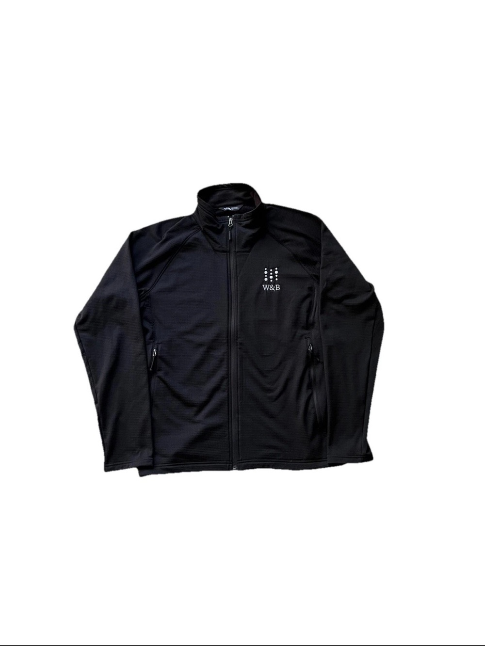 The North Face TNF Men's Black Full Zip W&B Company Embroidered Jacket Large